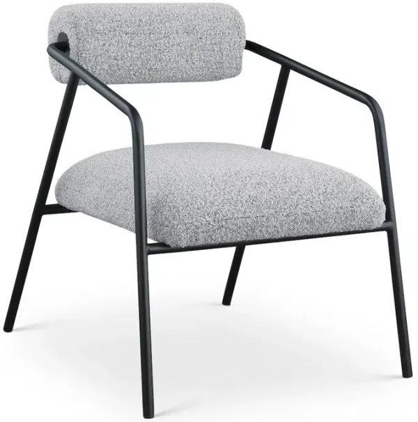 Meridian Furniture Carly Grey Fabric Accent Chair