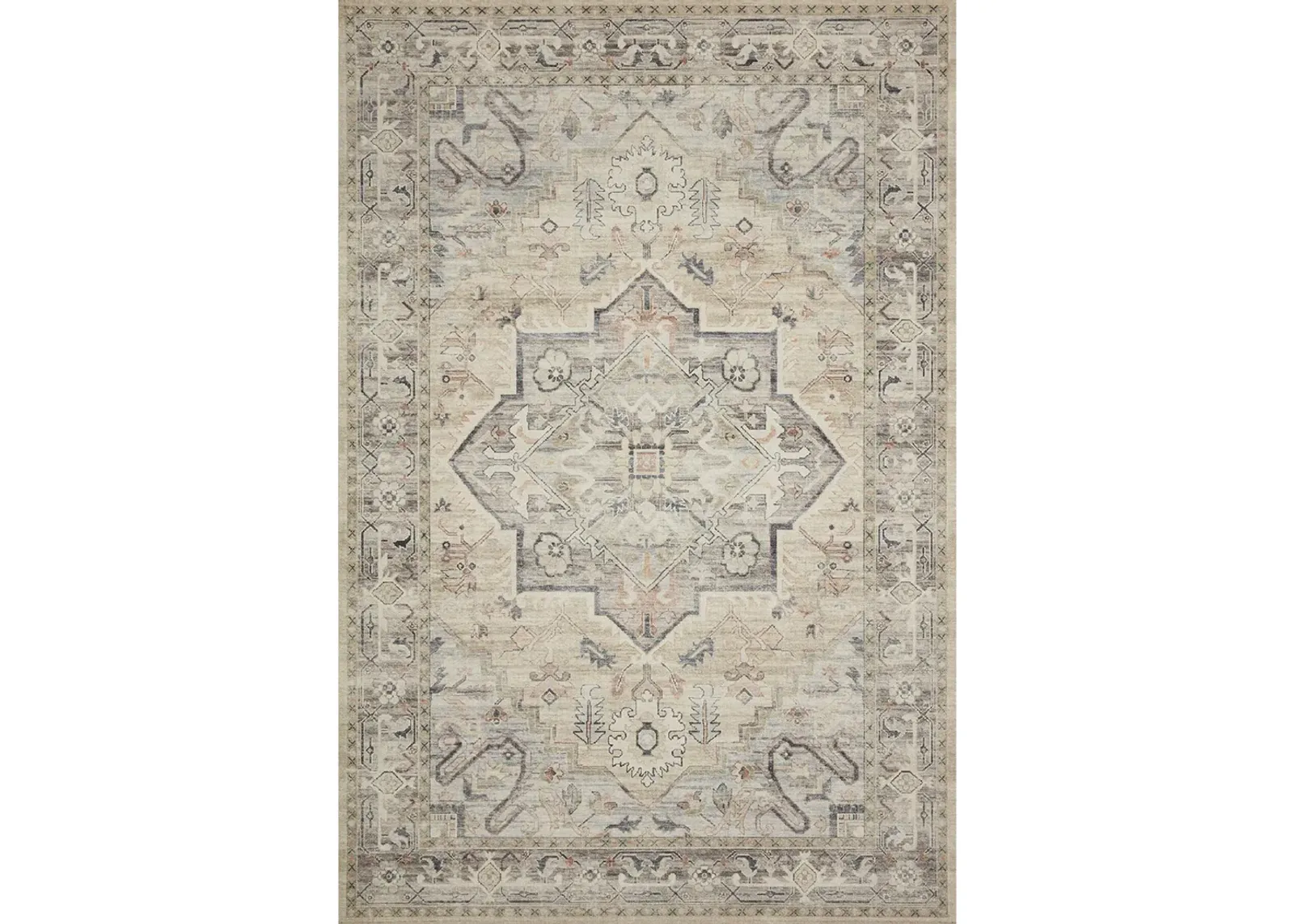 Hathaway HTH07 Multi/Ivory 5' x 7'6" Rug by Loloi II