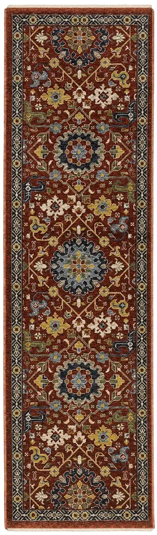 Aberdeen 2'3" x 7'6" Red Rug