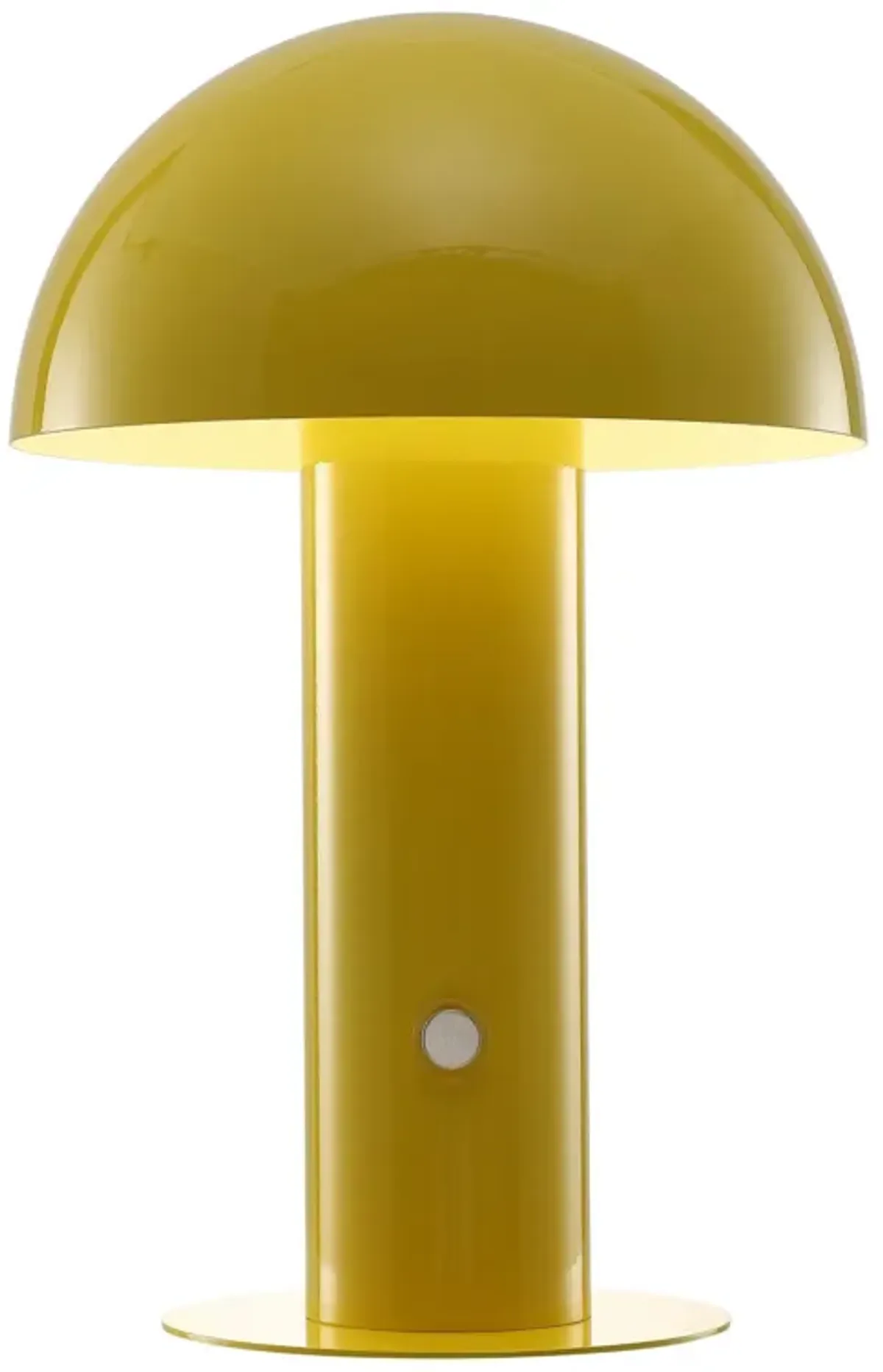 Boletus Contemporary Bohemian Rechargeablecordless Iron Integrated LED Mushroom Table Lamp