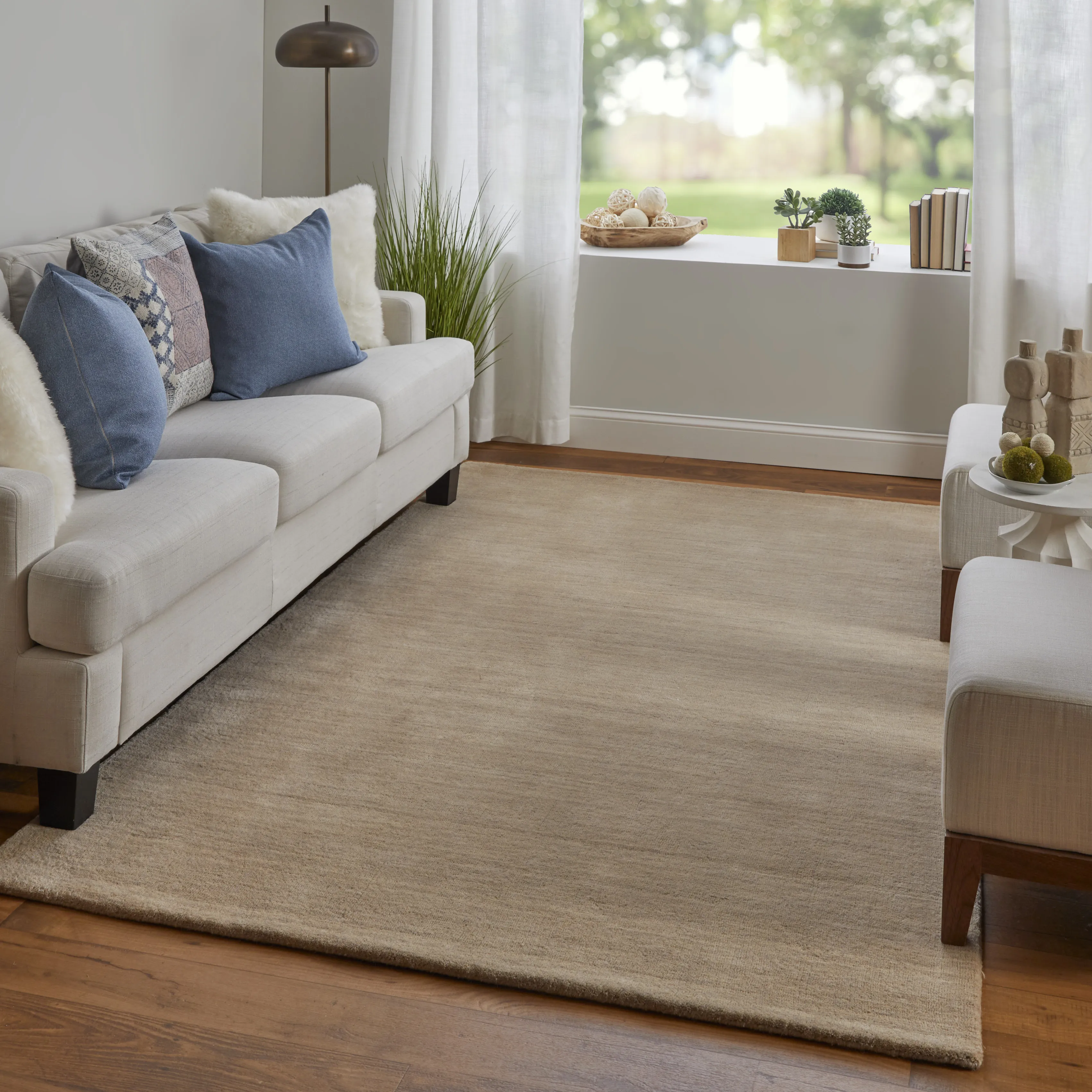 Luna 8049F Tan 3'6" x 5'6" Rug