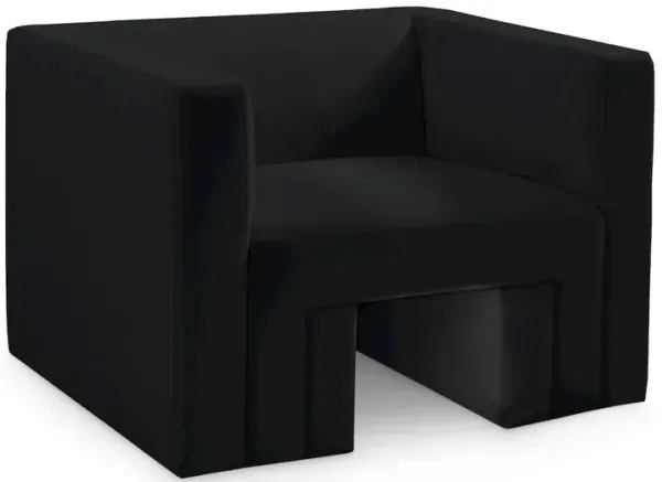 Meridian Furniture Henson Black Velvet Chair