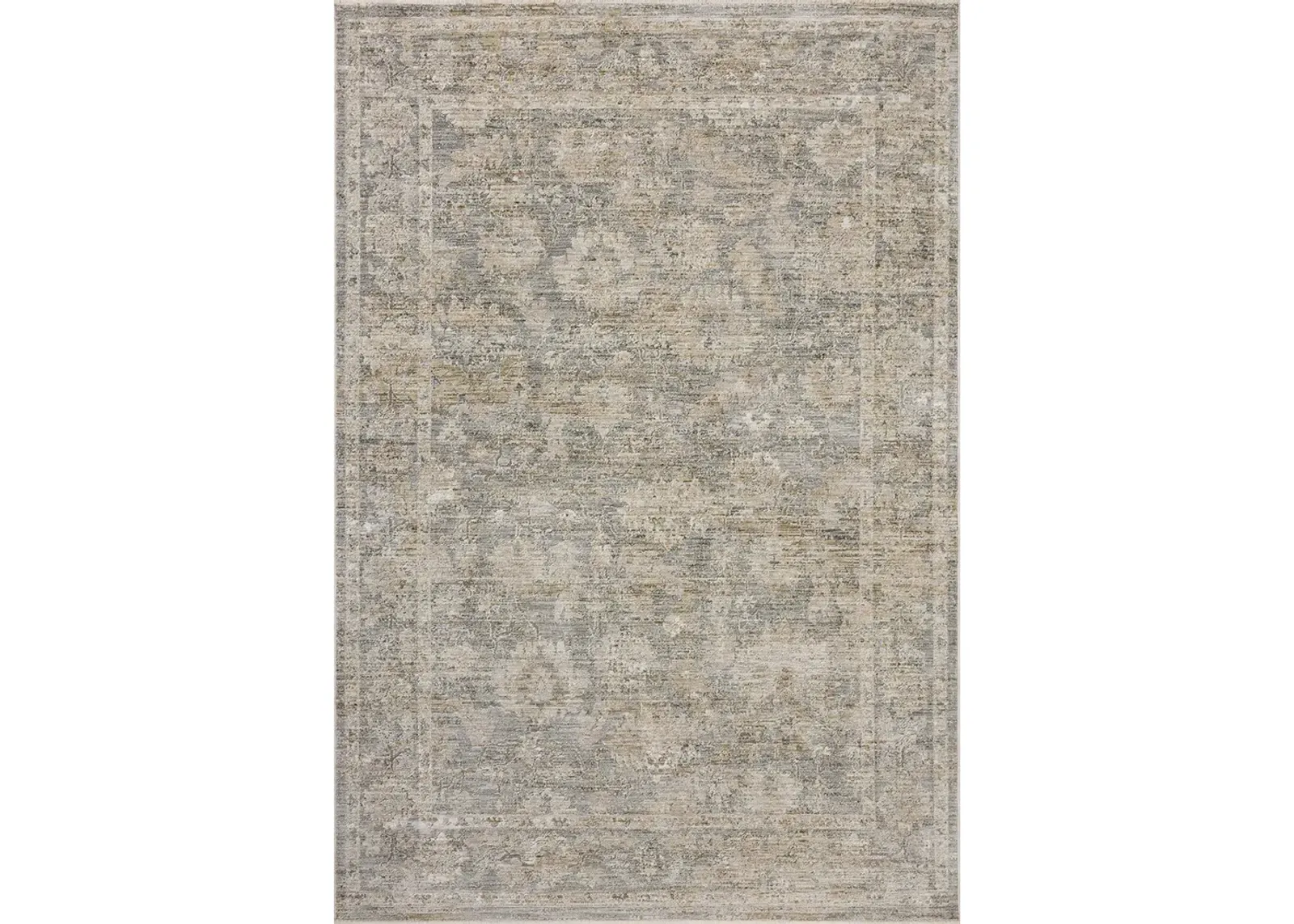 II Tabitha Slate/Natural 2'7" x 8'0" Runner Rug by Loloi II