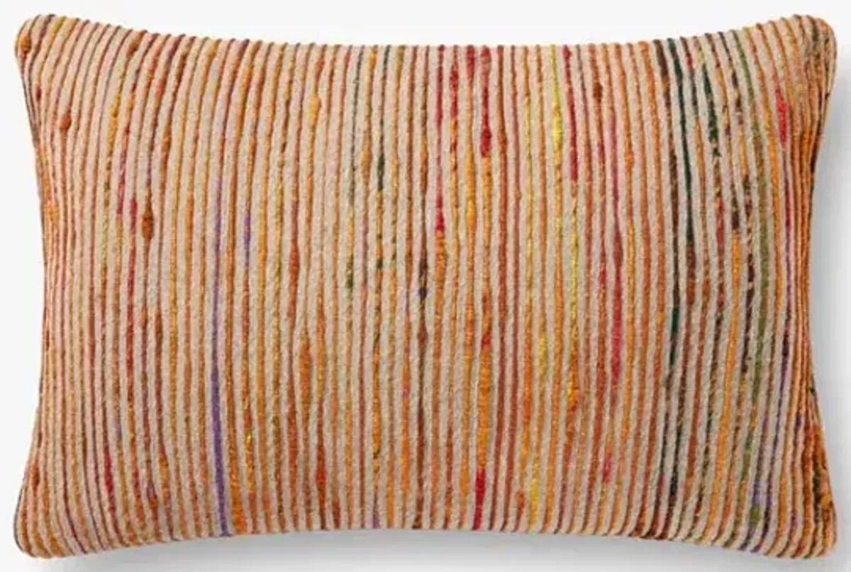 P0242 Rust/Multi 13"x21" Down Pillow