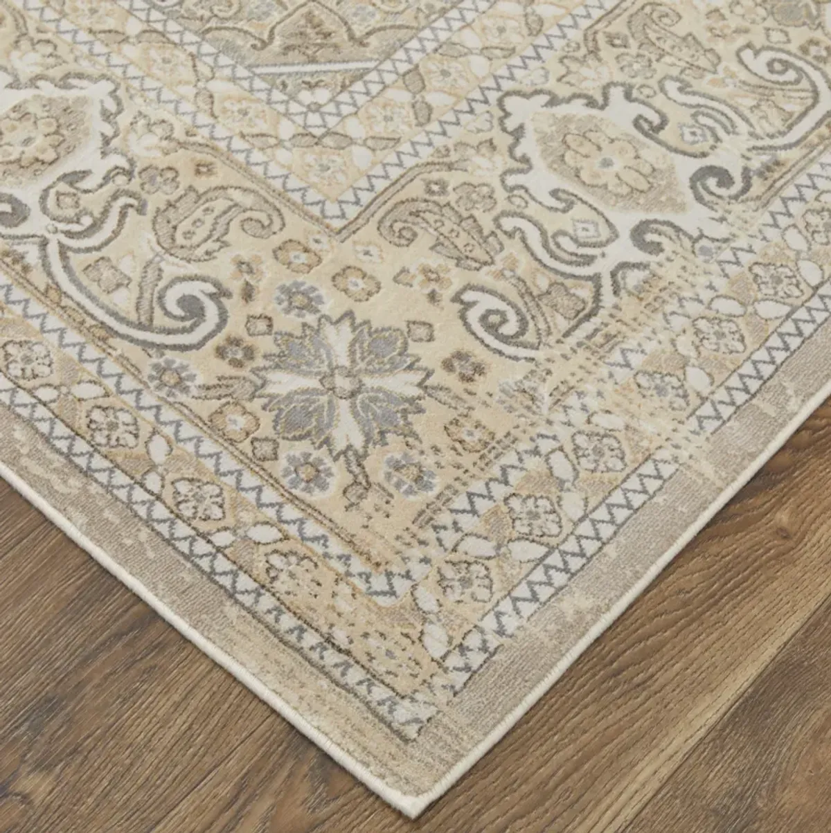 Celene 39KXF Brown/Ivory/Tan 2'6" x 8' Rug