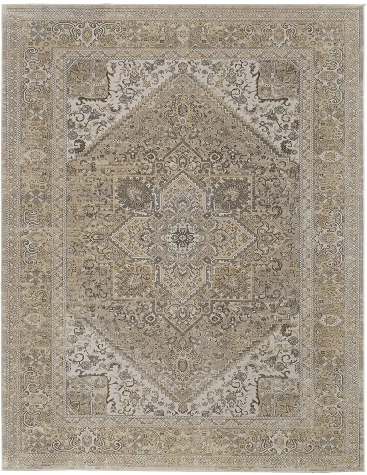 Celene 39KXF Brown/Ivory/Tan 2'6" x 8' Rug