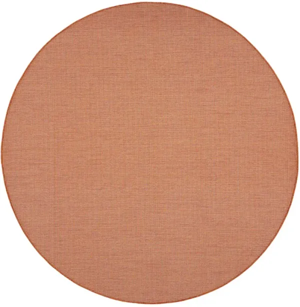 Positano POS01 Terracotta 8' x Round Rug