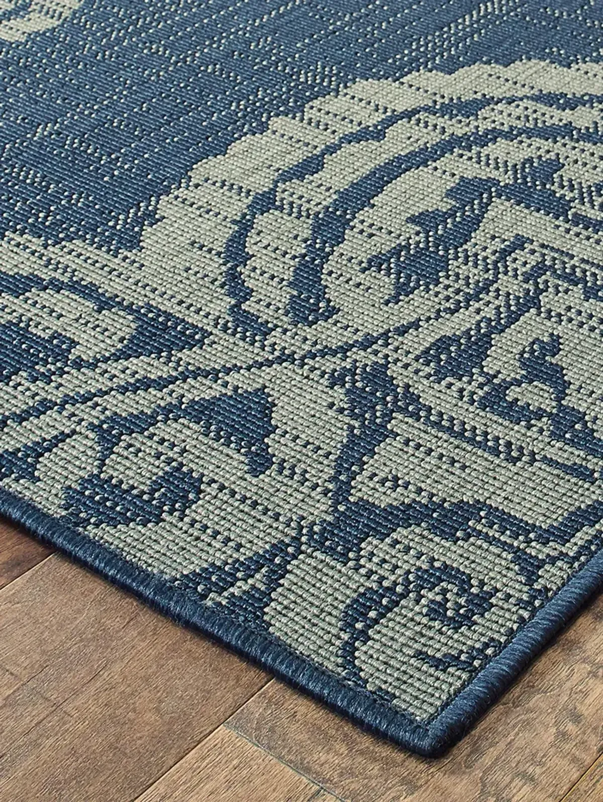 Marina 8'6" x 13' Navy Rug