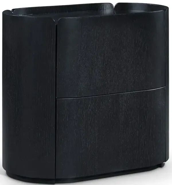 Meridian Furniture Everett Black Night Stand