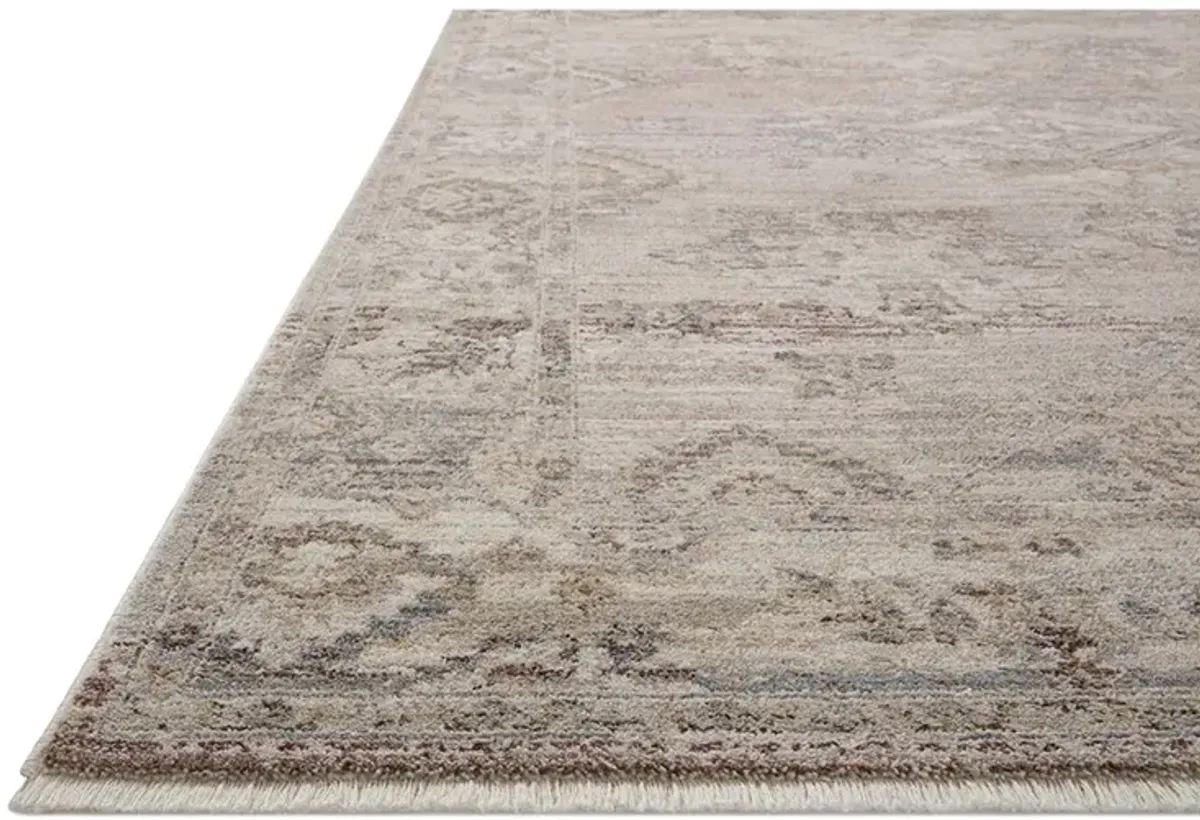 Lyra LYR01 Blush/Dove 5'3" x 7'9" Rug