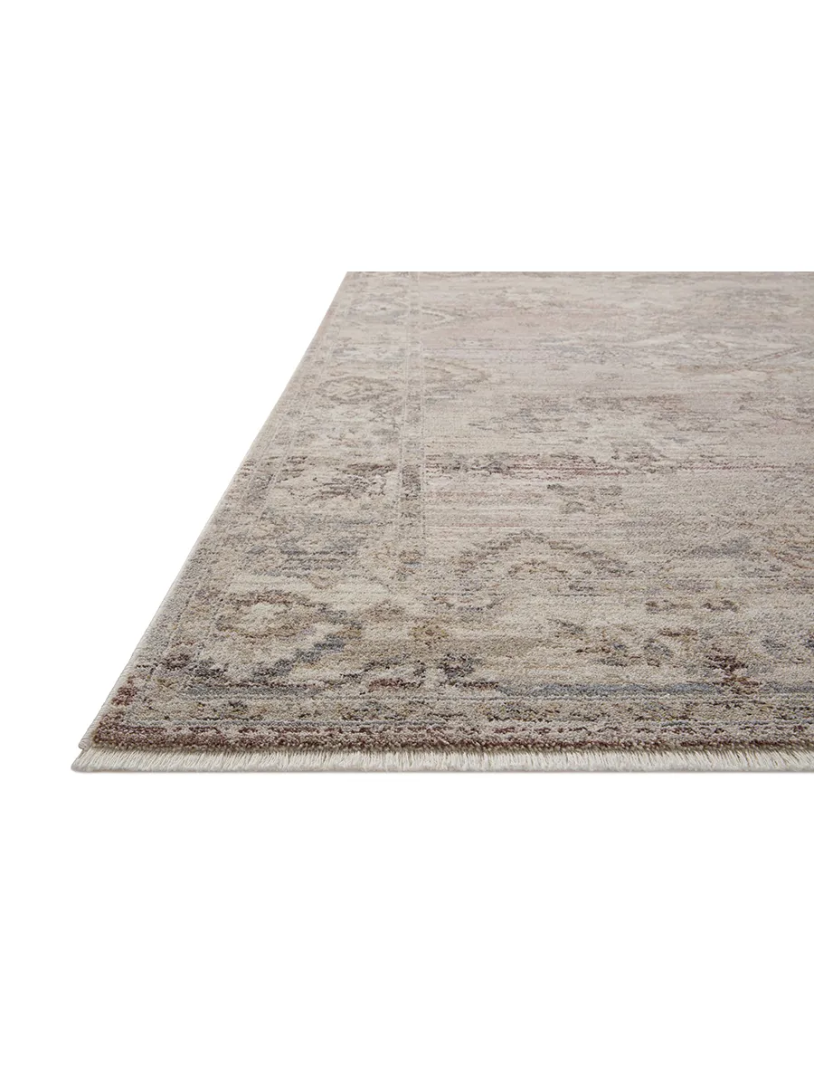 Lyra LYR01 Blush/Dove 5'3" x 7'9" Rug