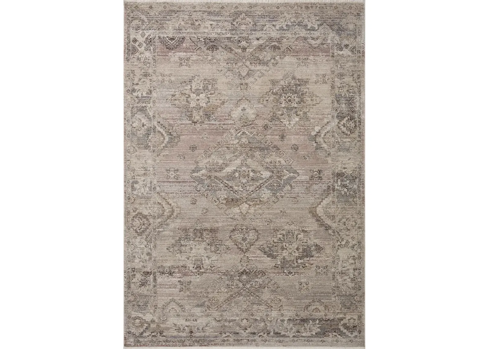 Lyra LYR01 Blush/Dove 5'3" x 7'9" Rug