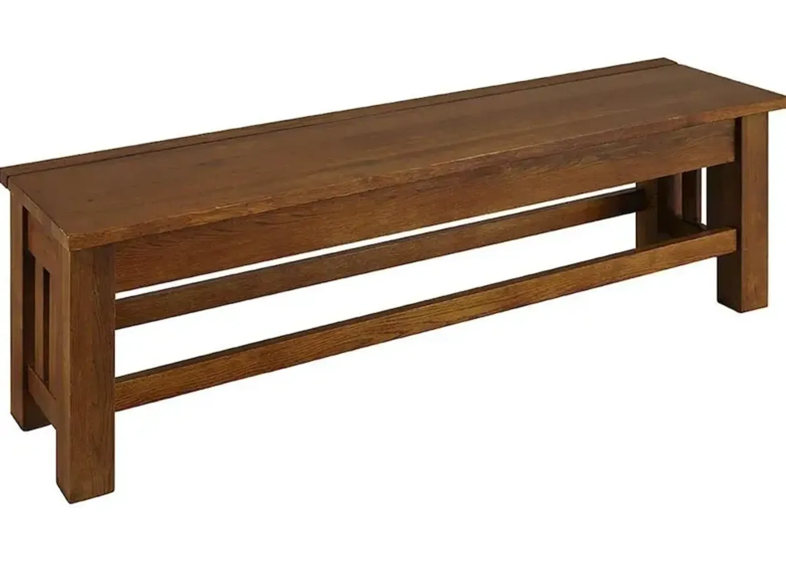 Belen Kox Mission Oak Storage Bench, Belen Kox