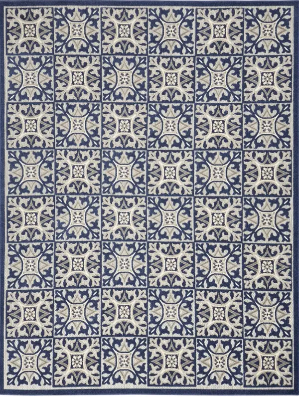 Aloha ALH34 Blue 3'6" x 5'6" Rug