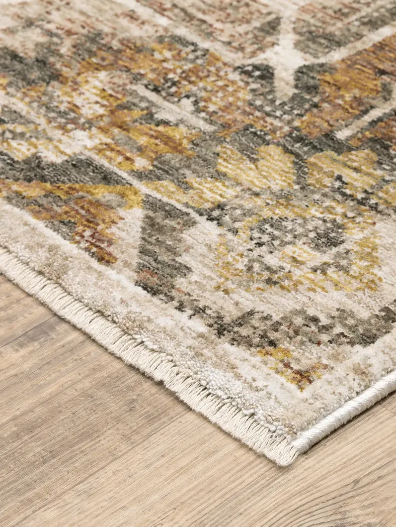 Maharaja 3'3" x 5' Gold Rug