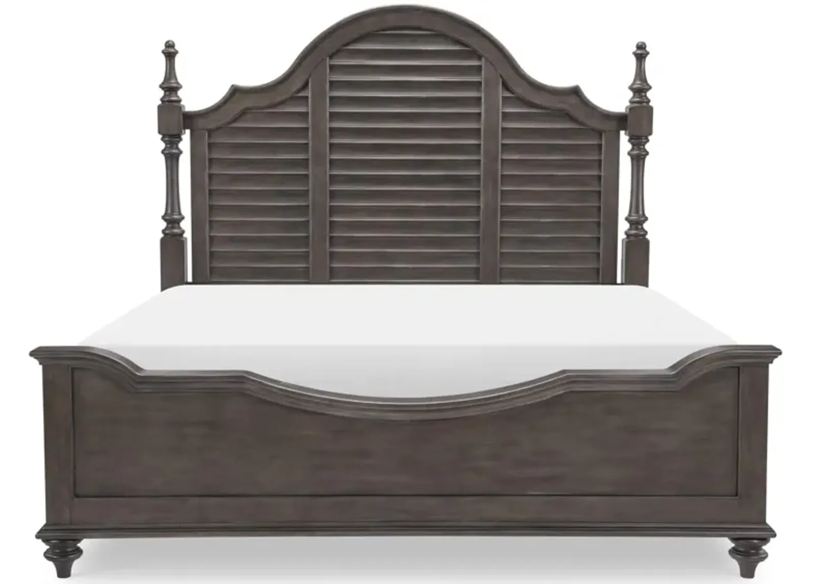 Kingston Louvered Queen Poster Bed