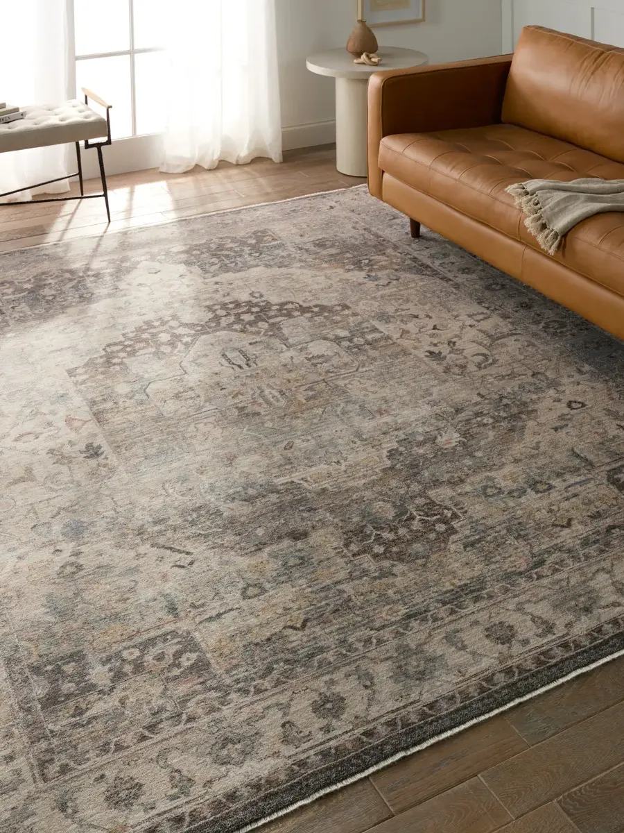 Terra Starling Tan/Taupe 2'9" x 8' Runner Rug