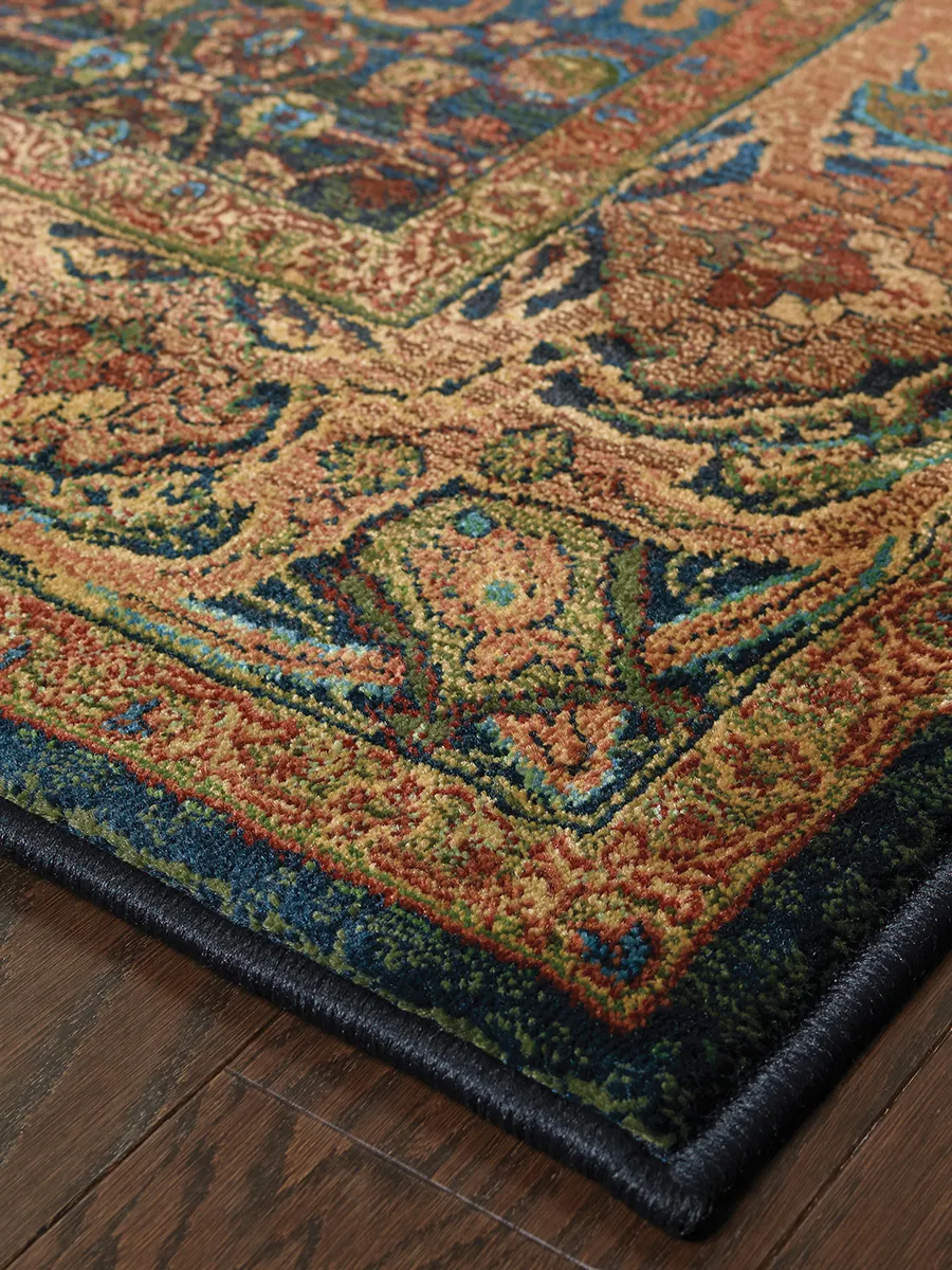 Kharma 4' x 5'9" Blue Rug