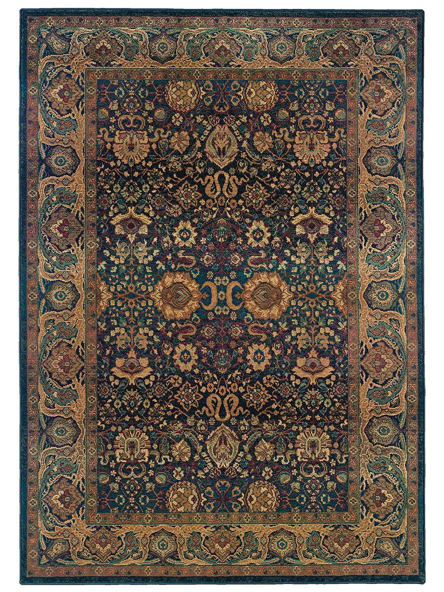 Kharma 4' x 5'9" Blue Rug