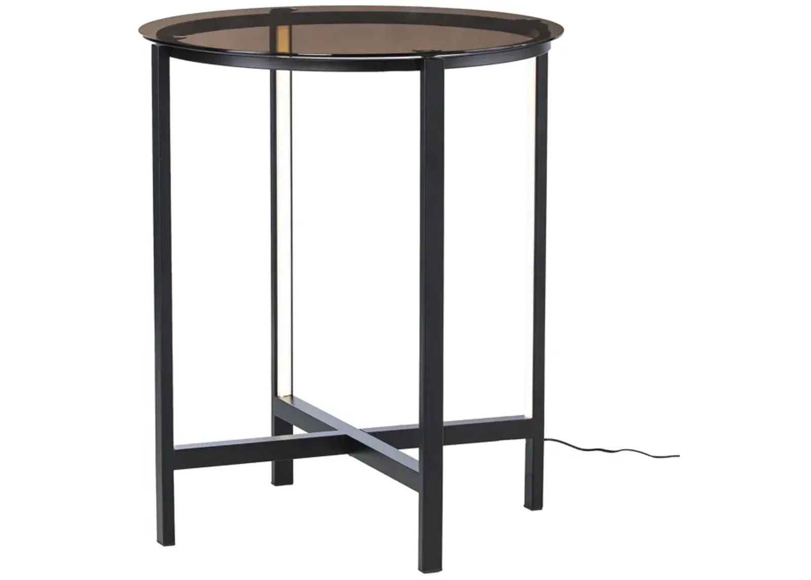 Surbiton Round Led End Table