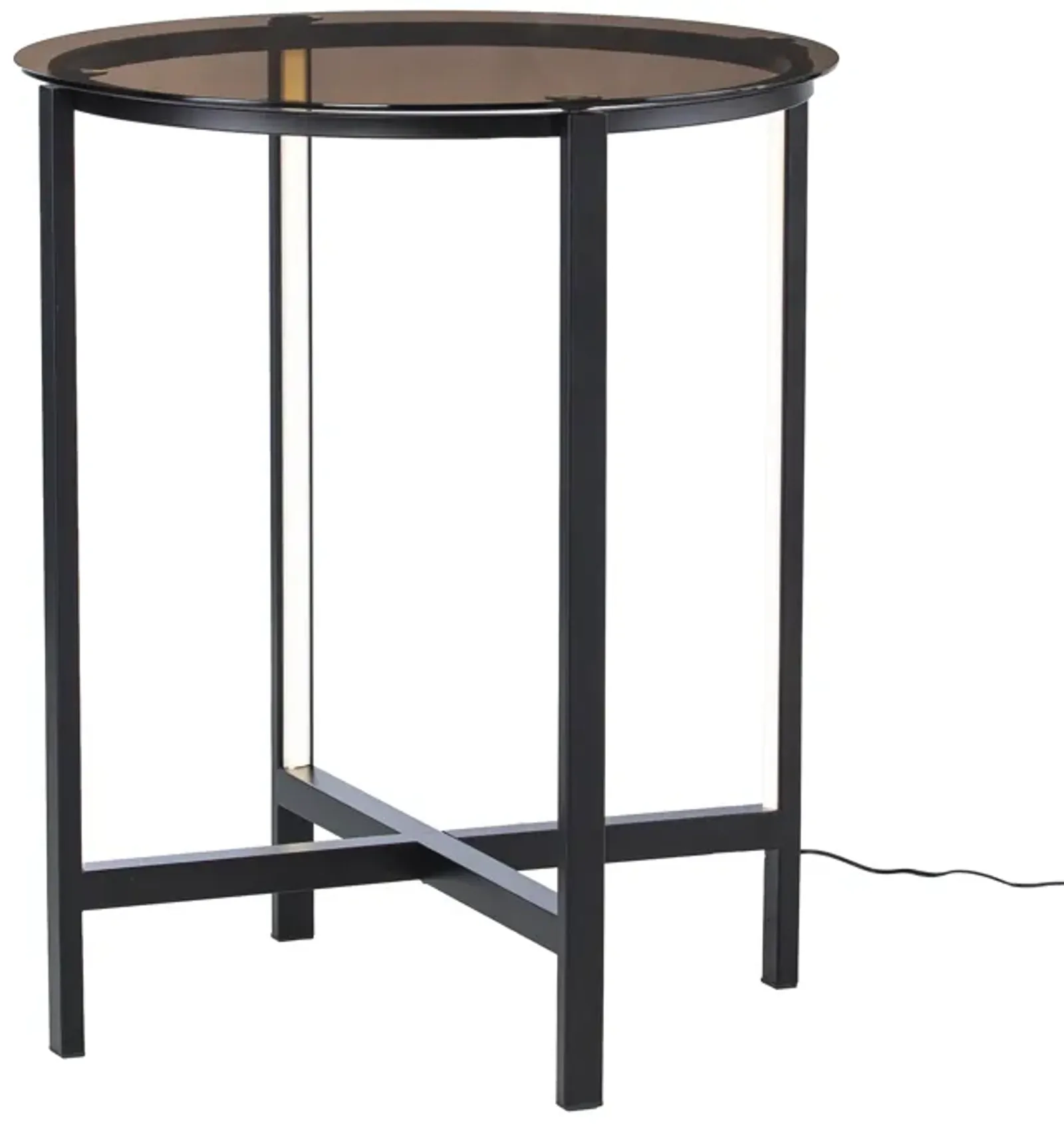 Surbiton Round Led End Table