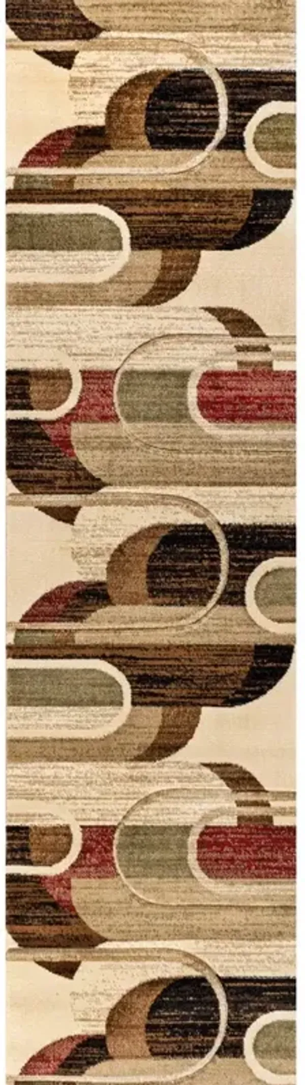 Tamara Retro Abstract Arches Area Rug