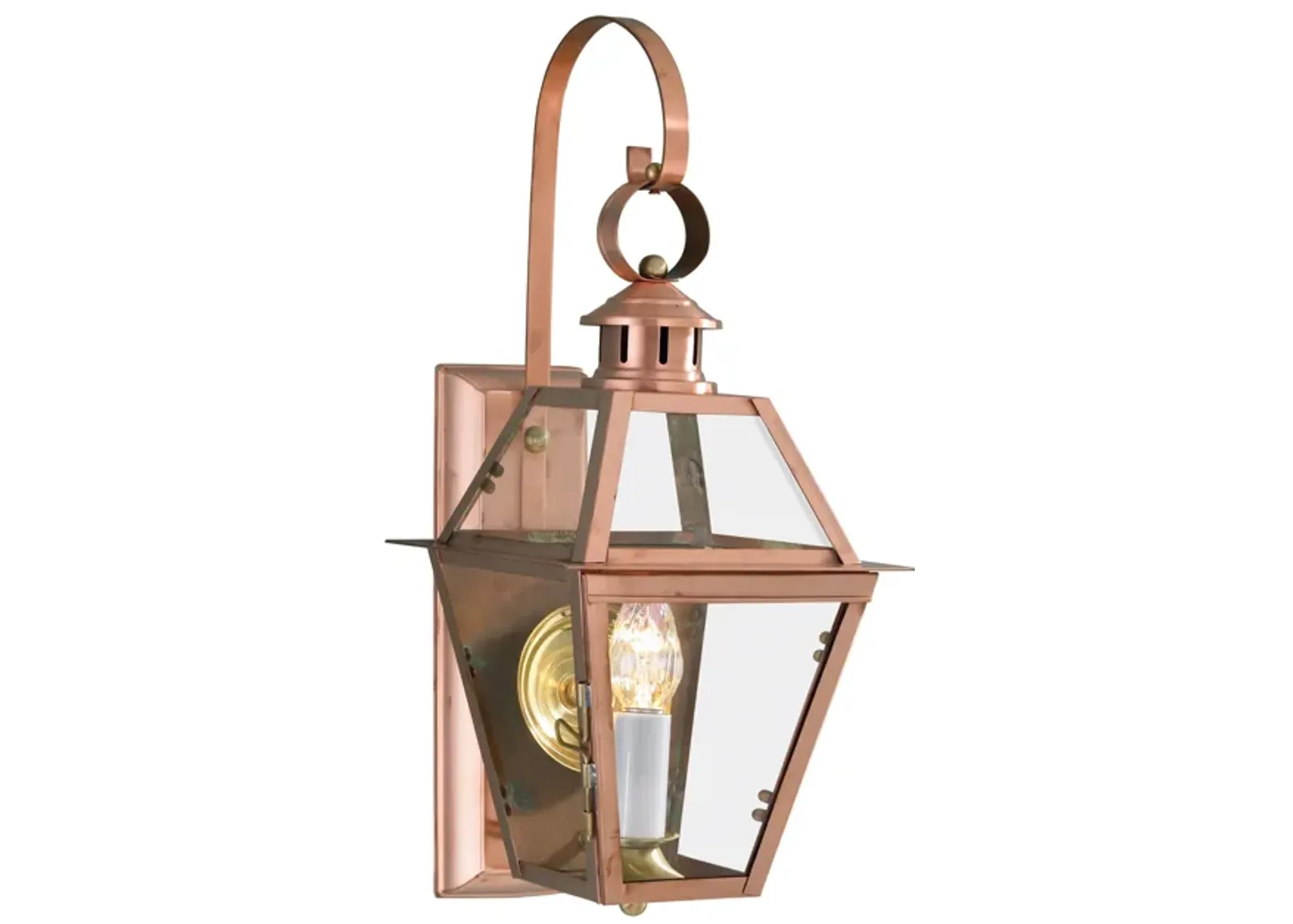 Olde Colony Outdoor Wall Light in Copper