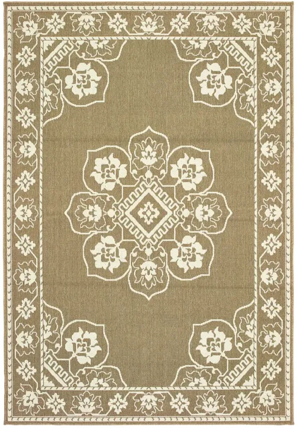 Marina 1'9" x 3'9" Tan Rug