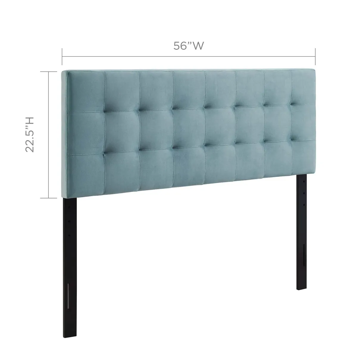 Modway - Lily Biscuit Tufted Full Performance Velvet Headboard