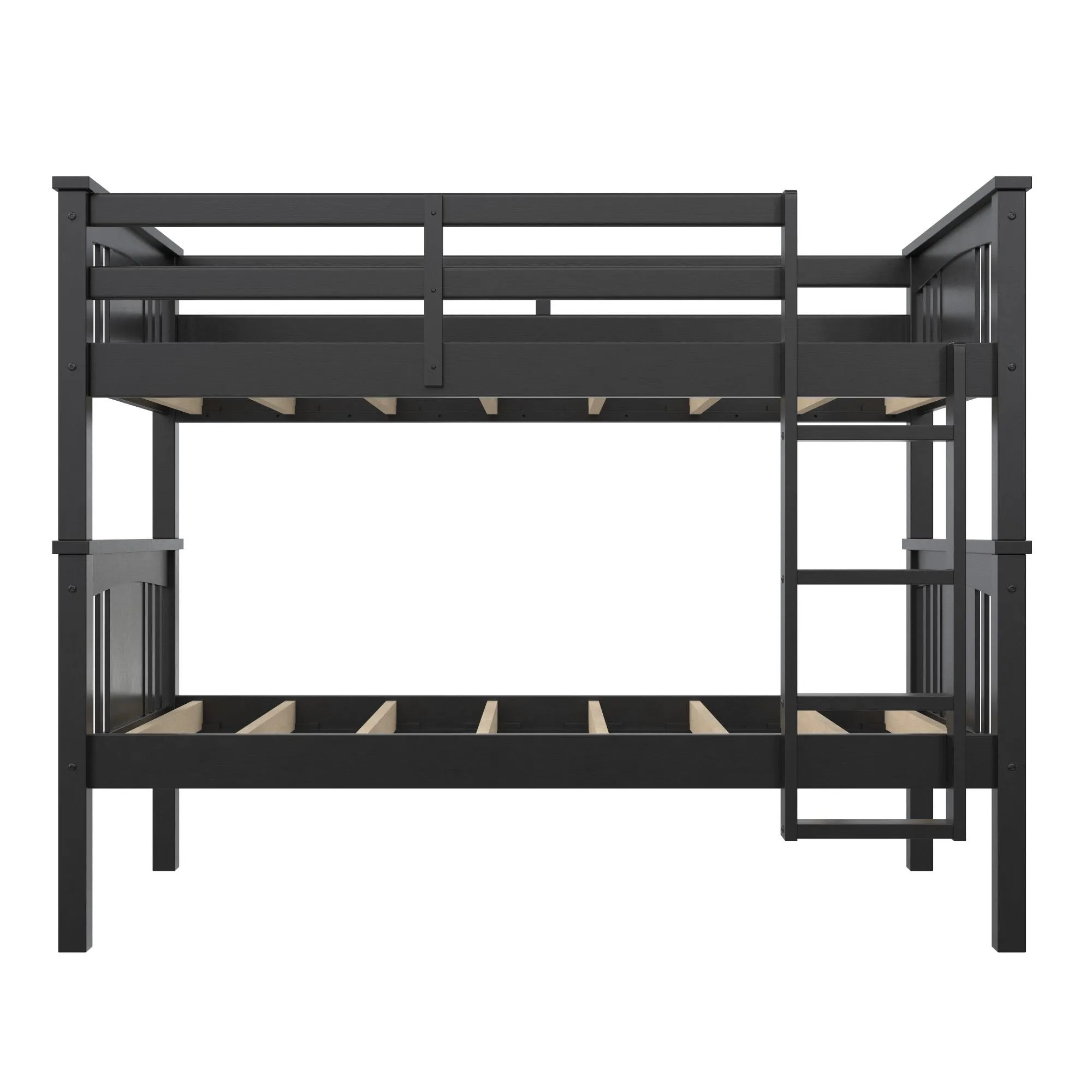 Oakview Twin Over Twin Wood Bunk Bed