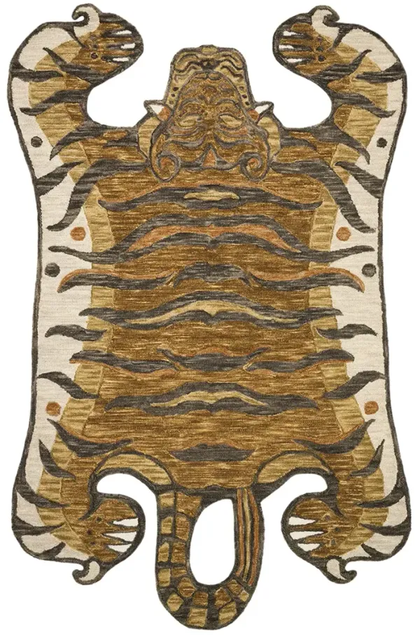 Feroz FER02 Gold 5' x 7'6" Rug