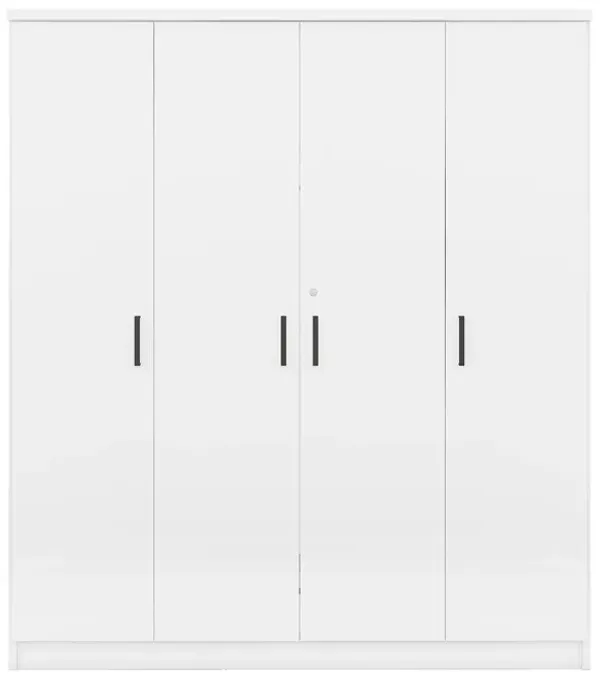 Merax 4-Door Wardrobe with 1 Drawer