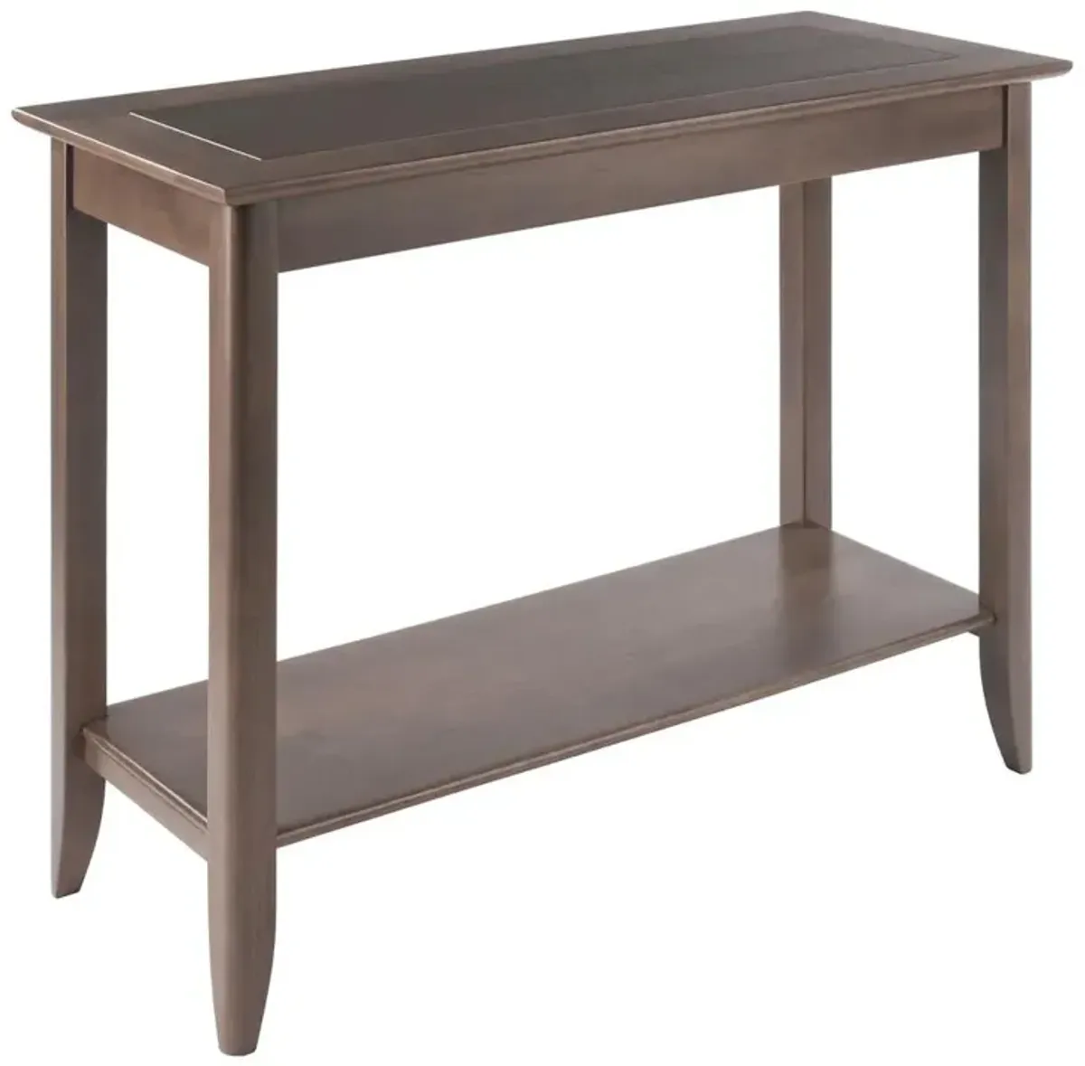 Santino Console Hall Table, Oyster Gray