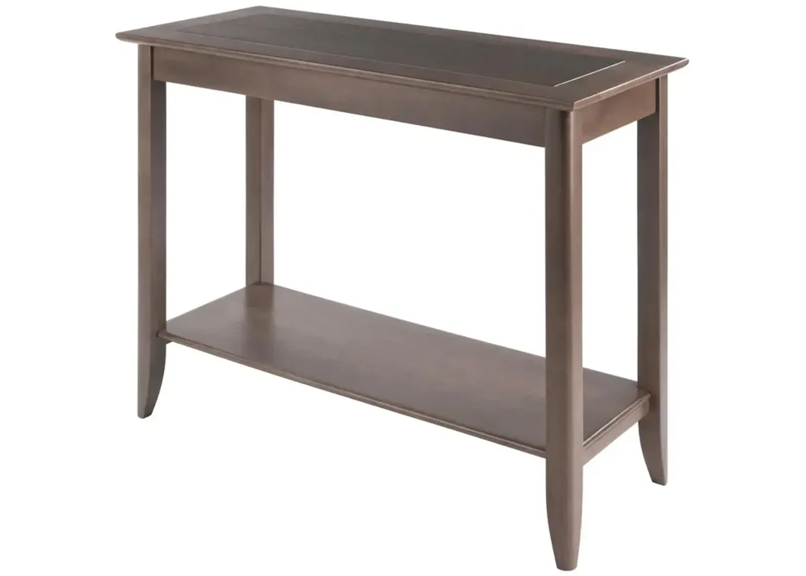 Santino Console Hall Table, Oyster Gray