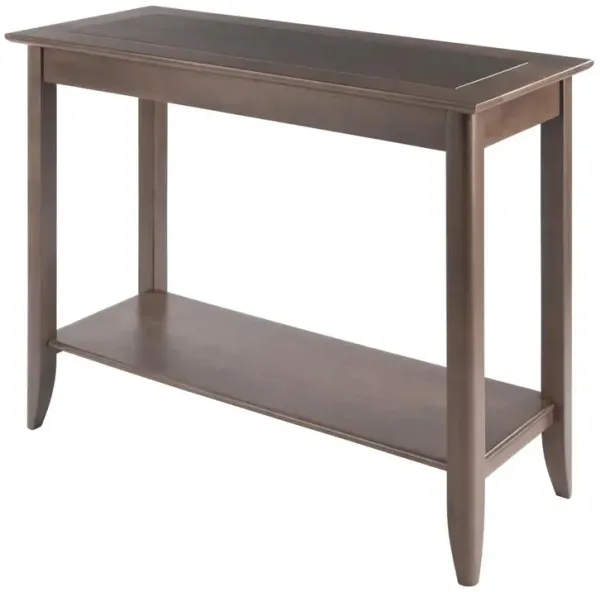 Santino Console Hall Table, Oyster Gray