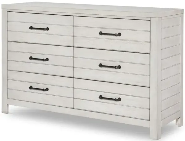 Legacy Classic Summer CampDresser (6 Drawers), Stone Path Gray