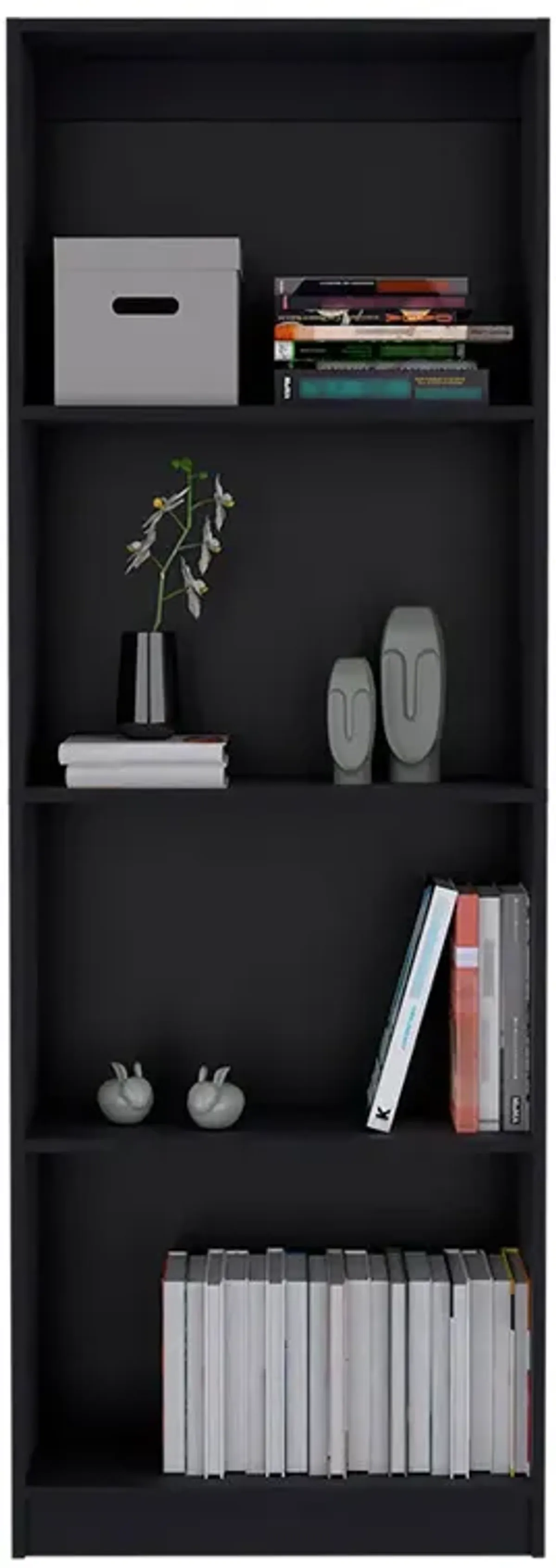 Bookcase Benzoni, Office, Black