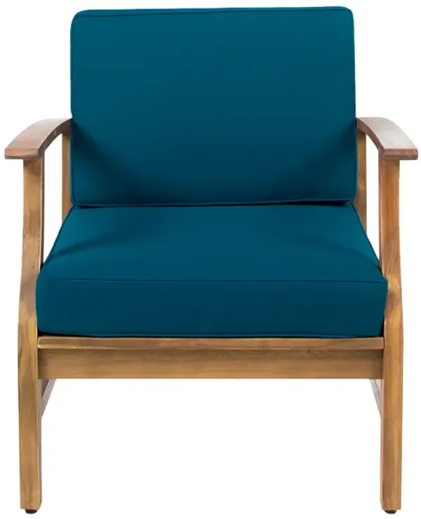 Christopher Knight Home® Wood Frame Club Chair Armchair for Outdoor Indoor