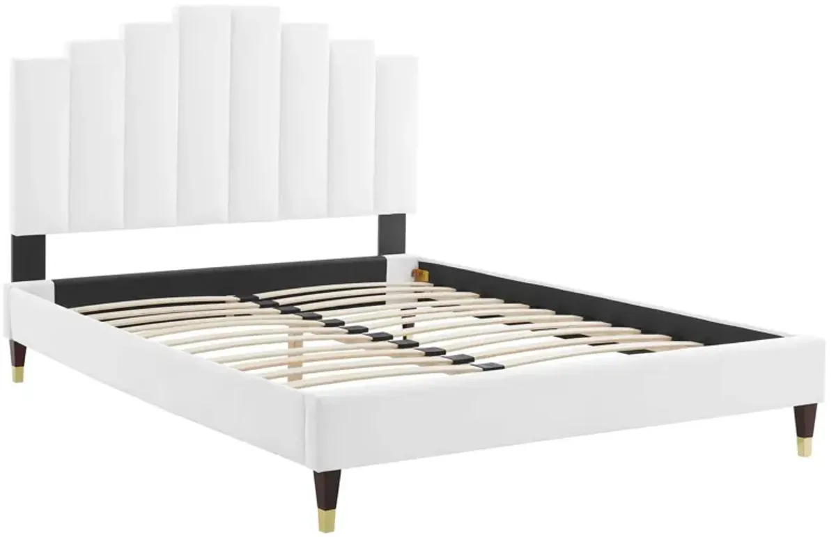 Modway - Elise Queen Performance Velvet Platform Bed