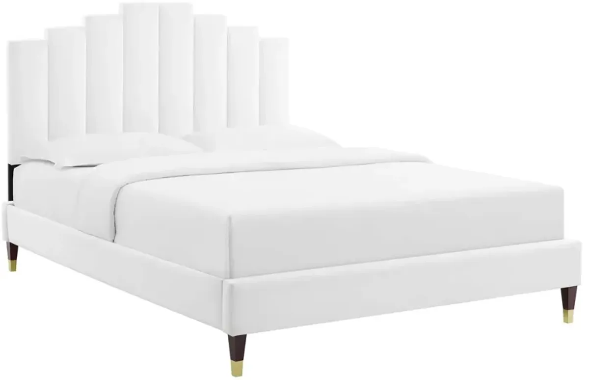 Modway - Elise Queen Performance Velvet Platform Bed