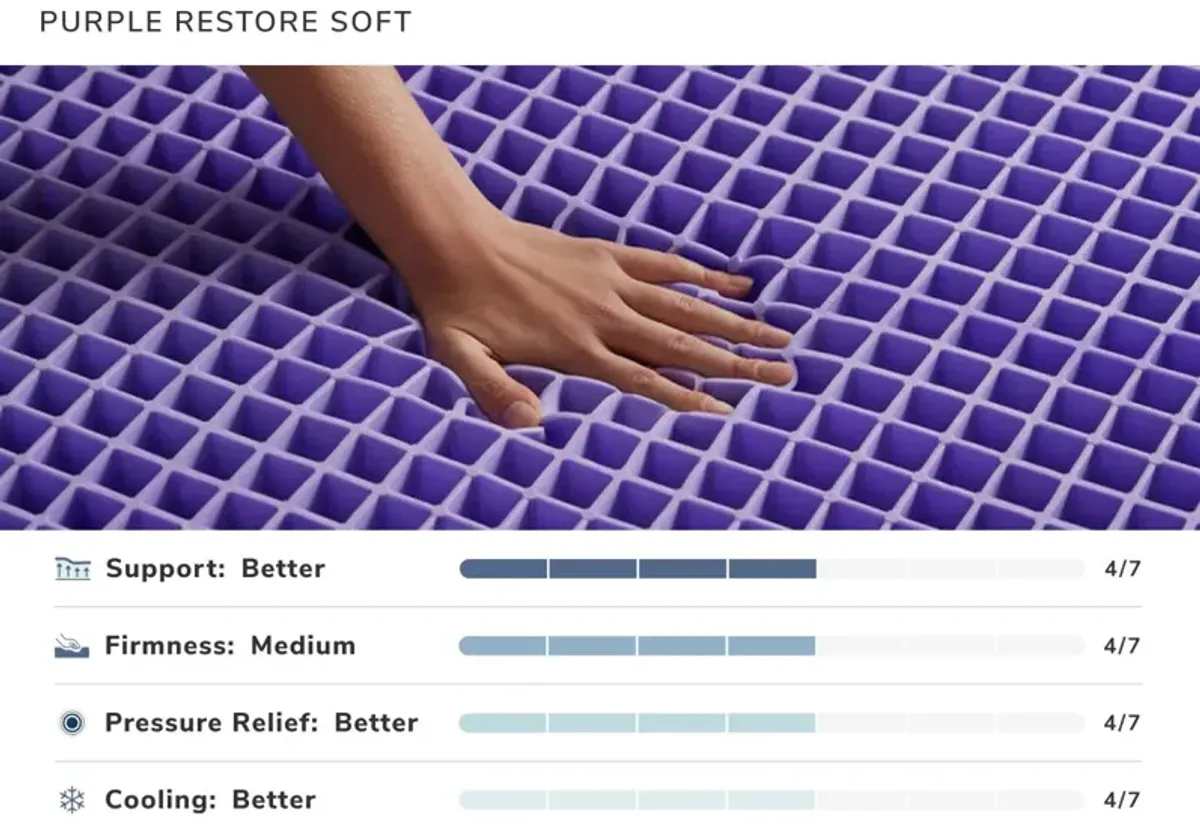 Purple Restore Soft Queen Mattress