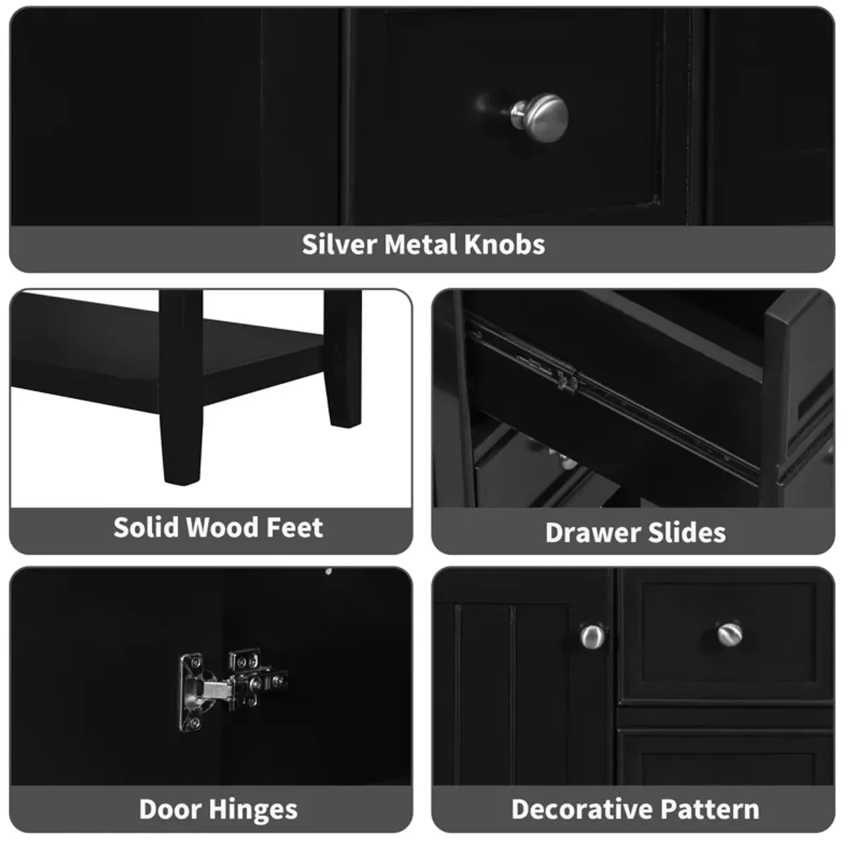 Merax 36" Bathroom Vanity Cabinet Base Only