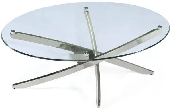Zila Oval Cocktail Table