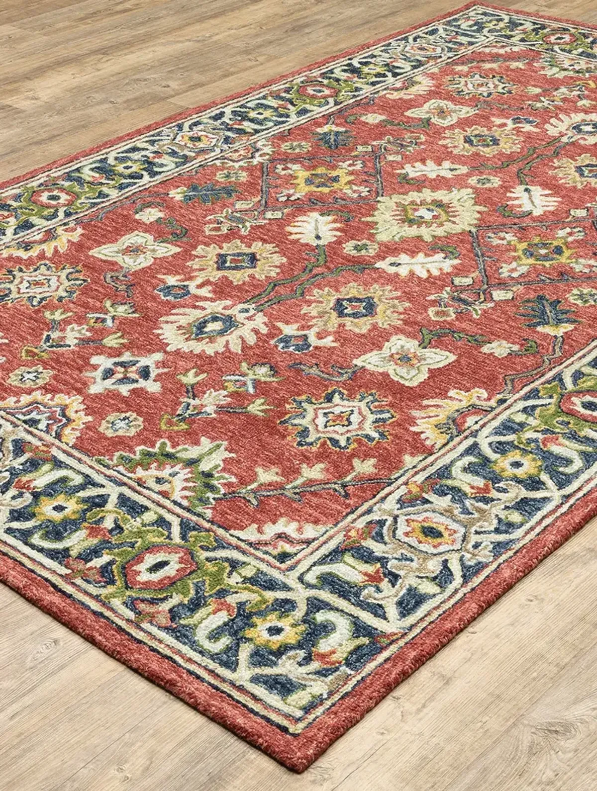 Alfresco 3'6" x 5'6" Red Rug