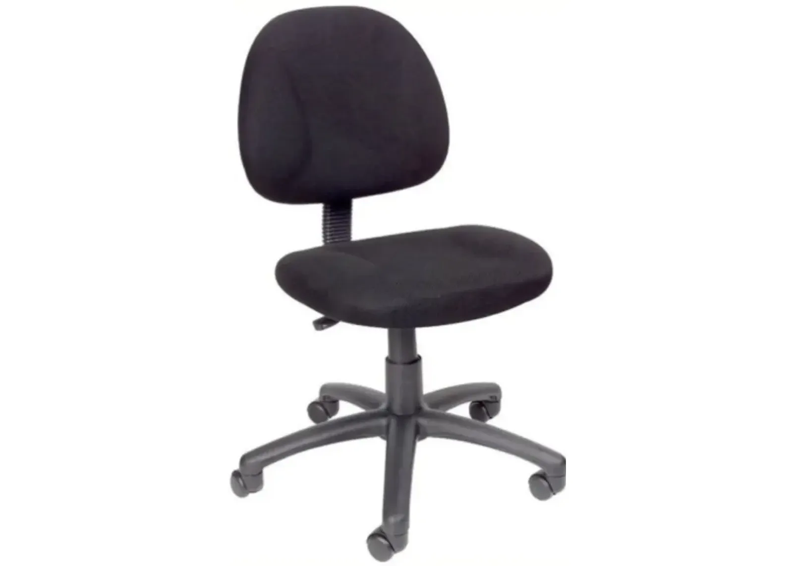 Hivvago Black Office Chair with Padded Seat and Back with Lumbar Support