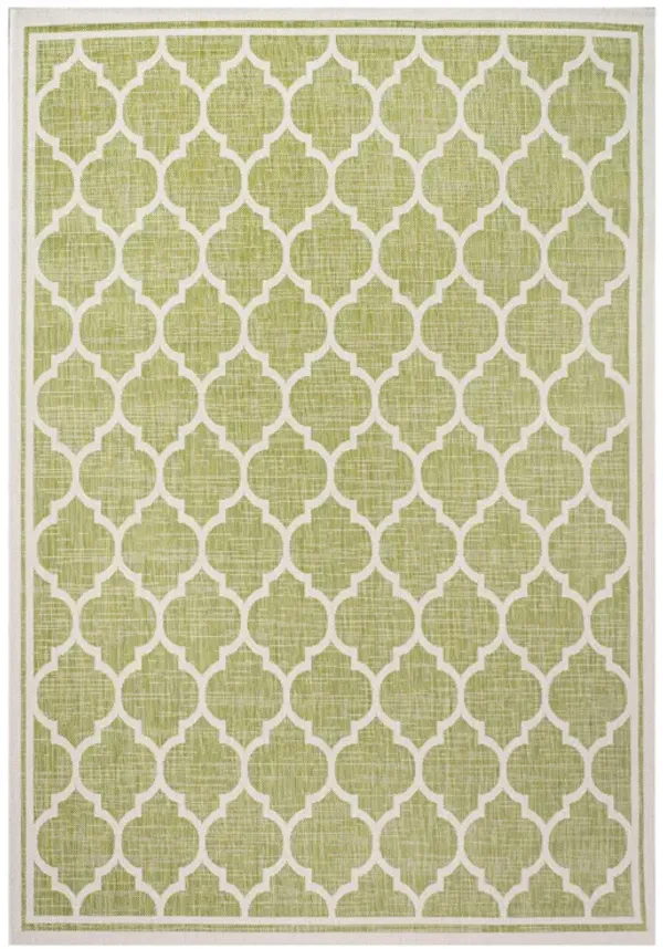 Trebol Moroccan Trellis Textured Weave Indoor/Outdoor Area Rug