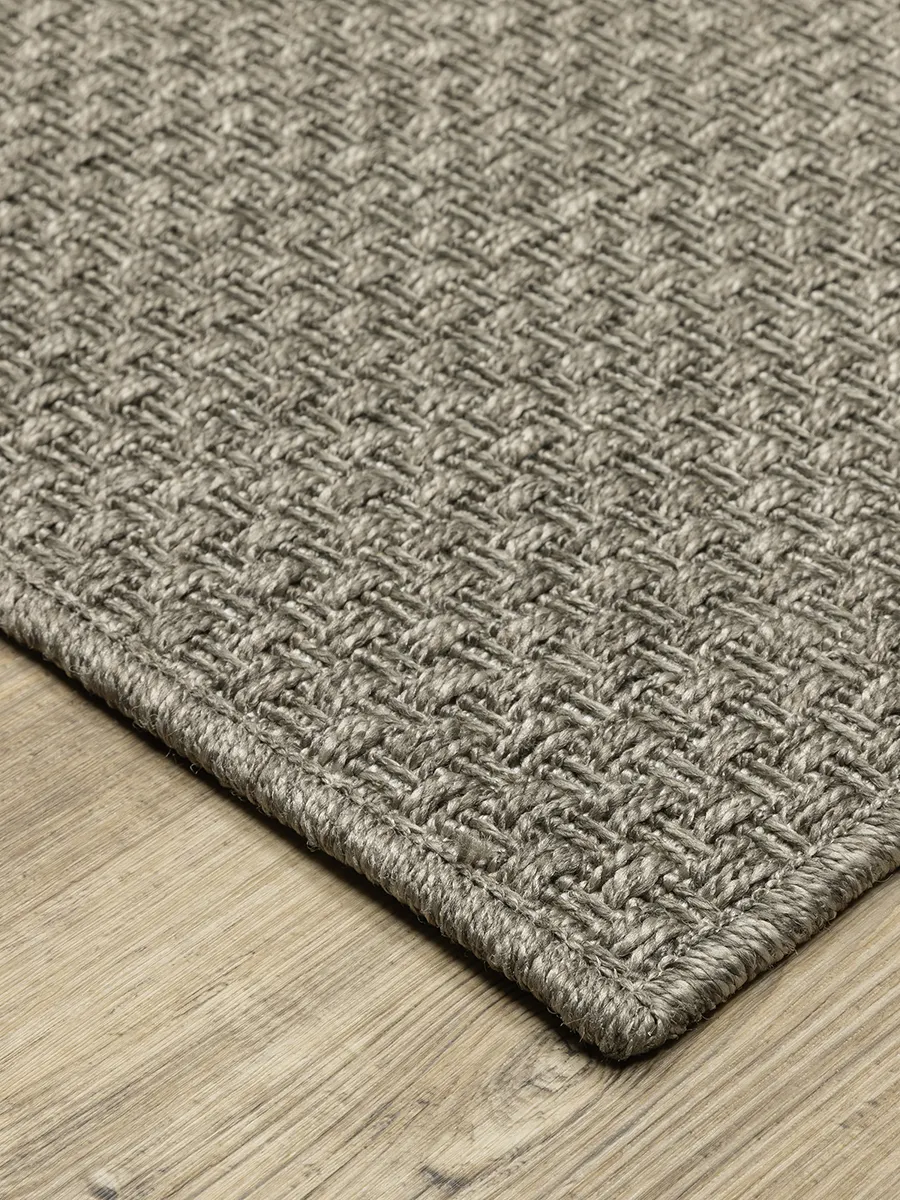 Caicos 5'3" x 7'3" Grey Rug