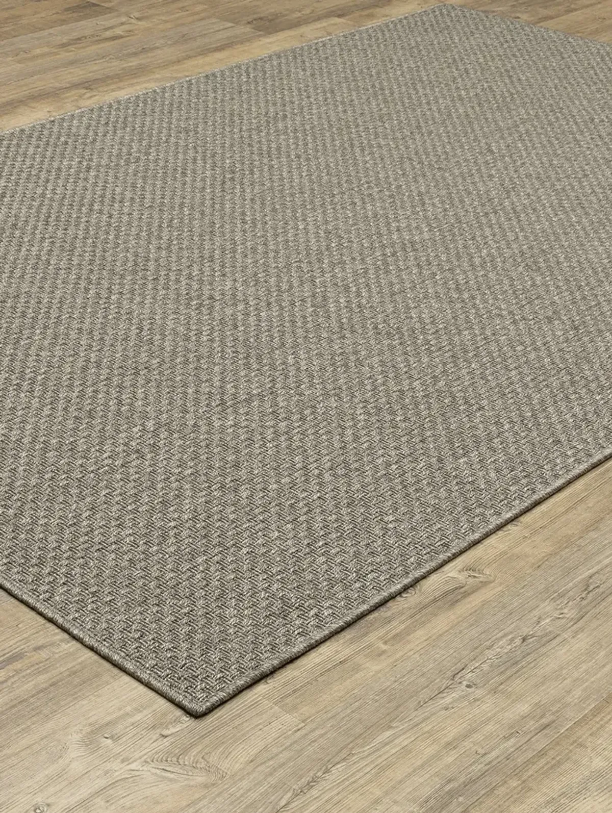 Caicos 5'3" x 7'3" Grey Rug