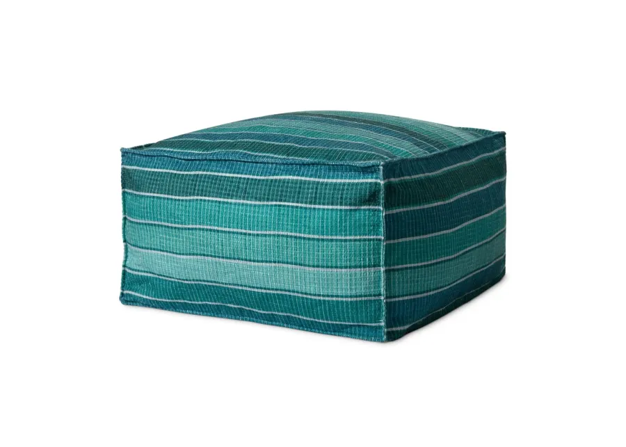 Poufs PF0010 Lagoon / Blue 24"W x 24"D x 13"H