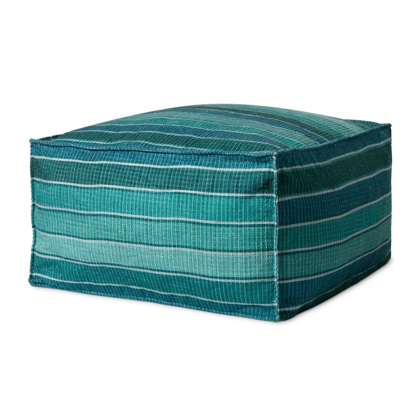 Poufs PF0010 Lagoon / Blue 24"W x 24"D x 13"H